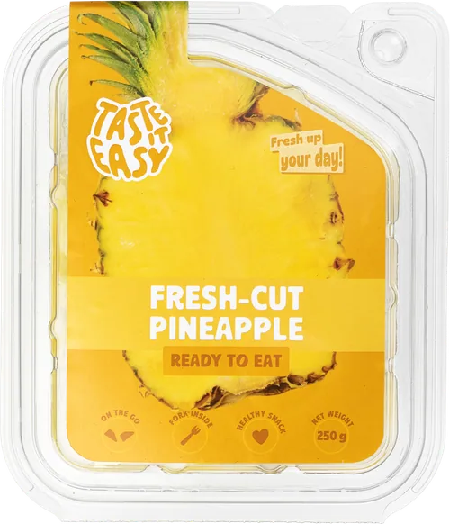 Taste it easy švieži pjaustyti ananasai, 250 g