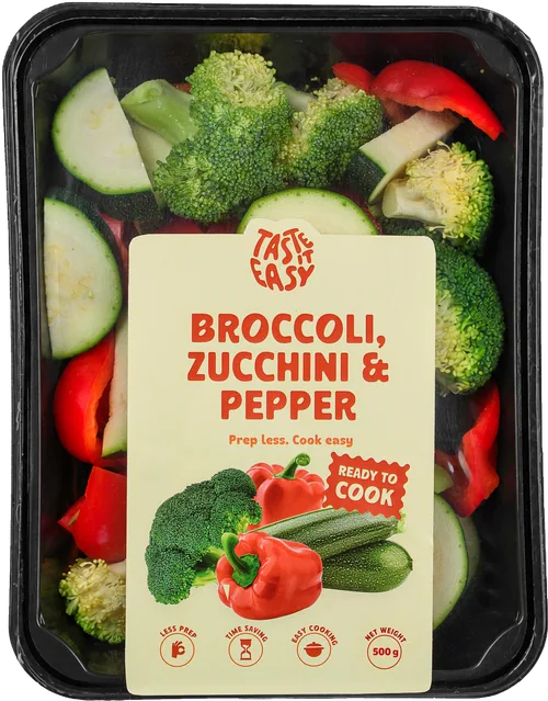 Taste it easy brokoliai, cukinija ir paprika, 500 g