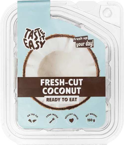 Taste it easy švieži pjaustyti kokosai, 150 g